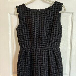 Vintage American Apparel herringbone black dress